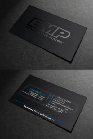 Business Card Design by INDIAN_Ashok for Engineered Machined Products, Inc | Design: #17742956