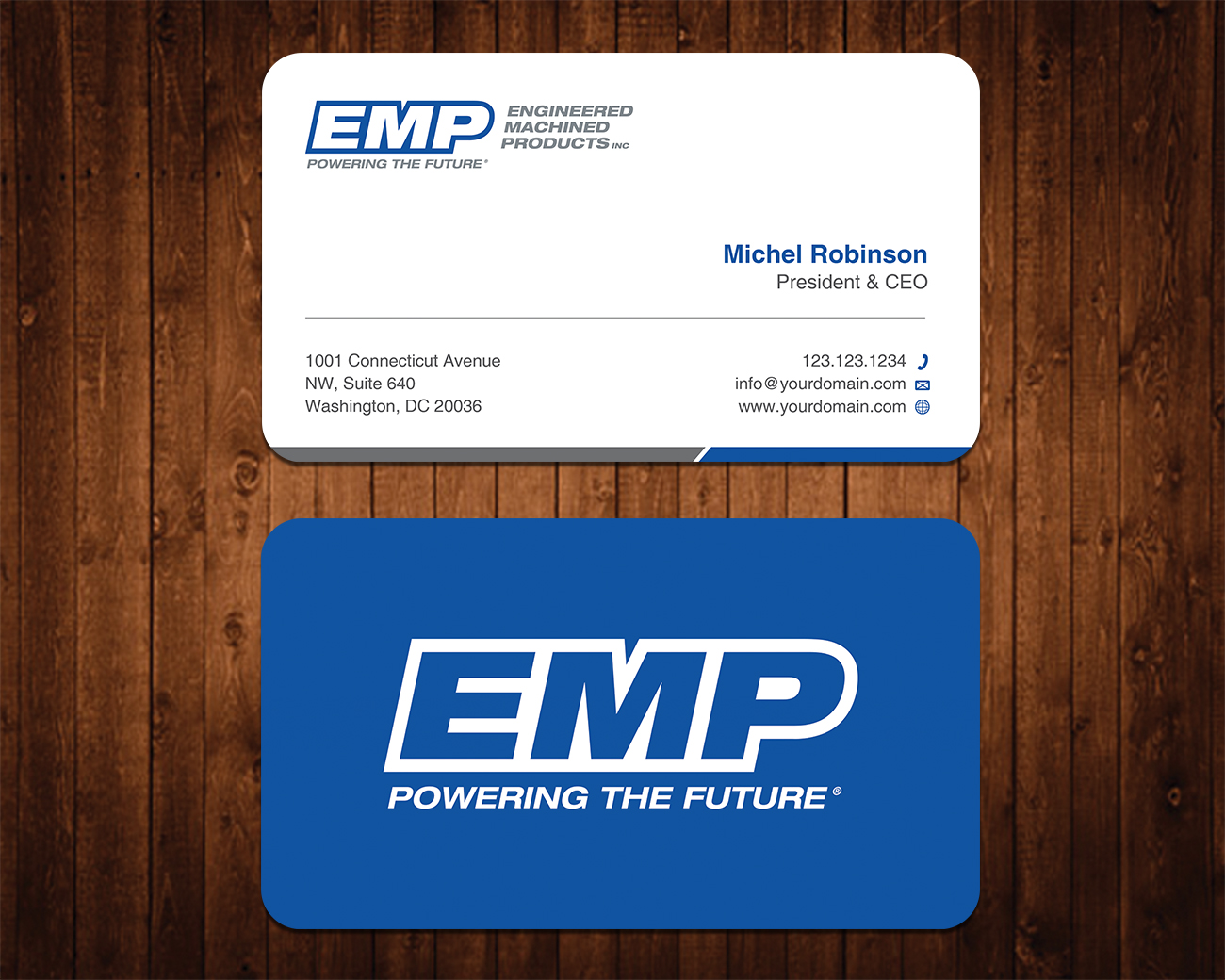 Diseño de Tarjeta de Presentación por Shahin Hossen para Engineered Machined Products, Inc | Diseño #17834133