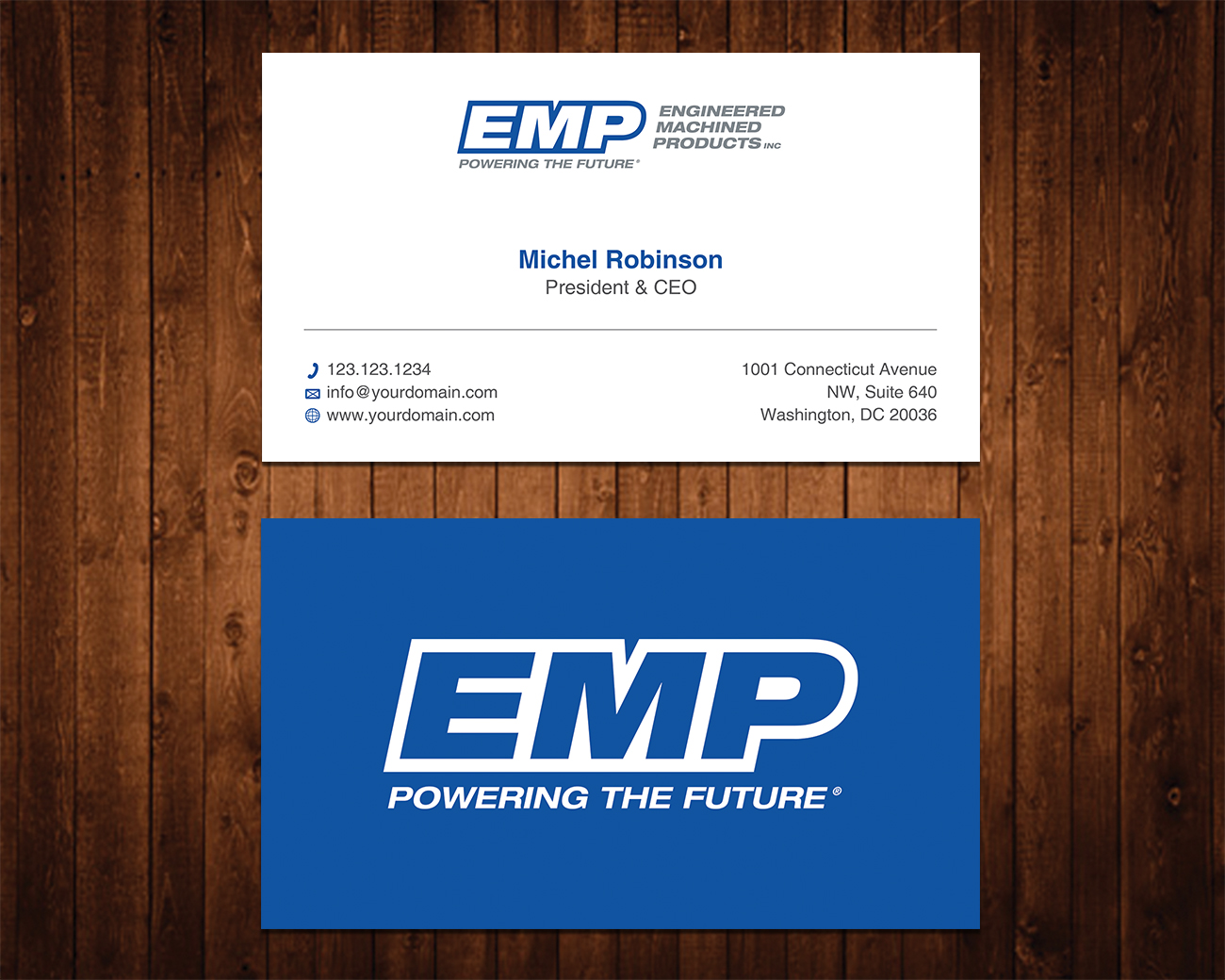 Business Card Design by Shahin Hossen for Engineered Machined Products, Inc | Design #17834195