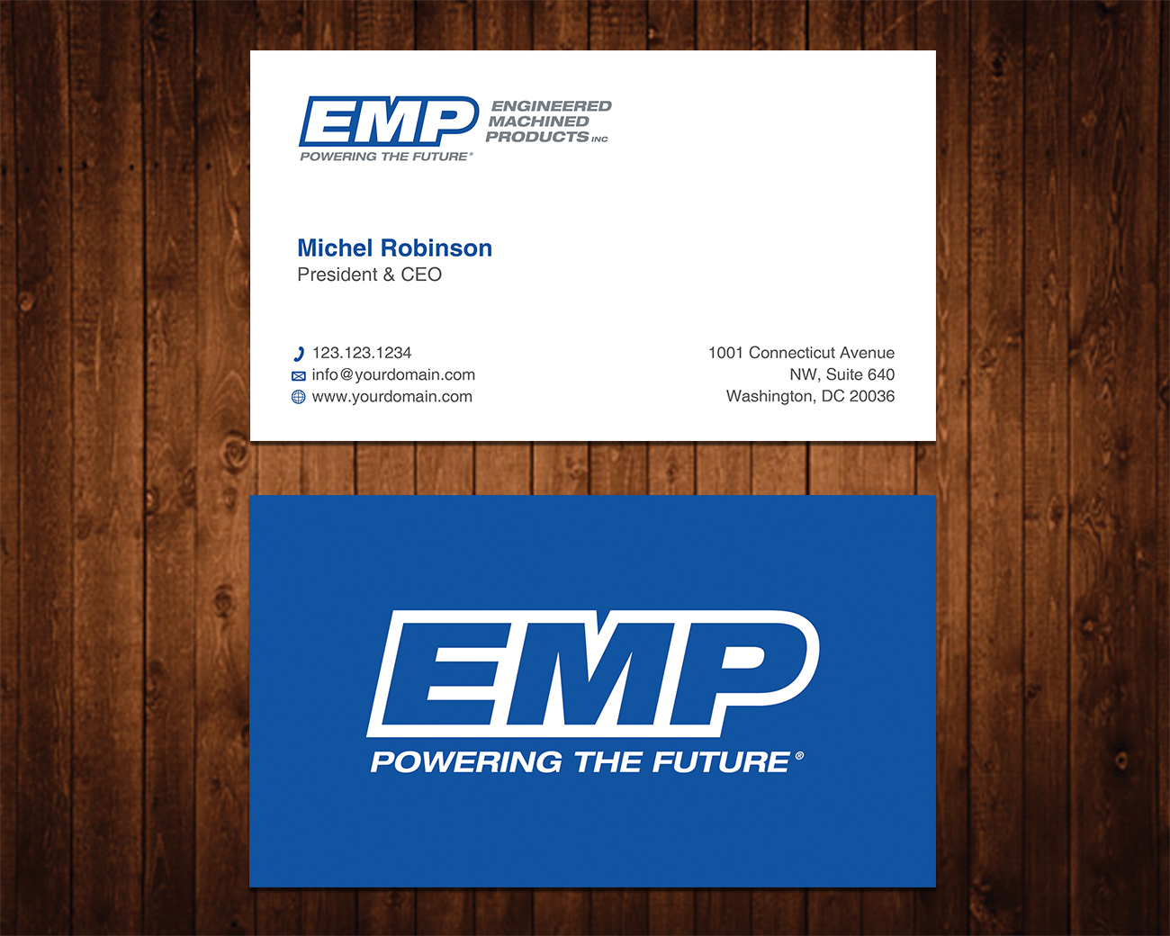 Business Card Design by Shahin Hossen for Engineered Machined Products, Inc | Design #17834212