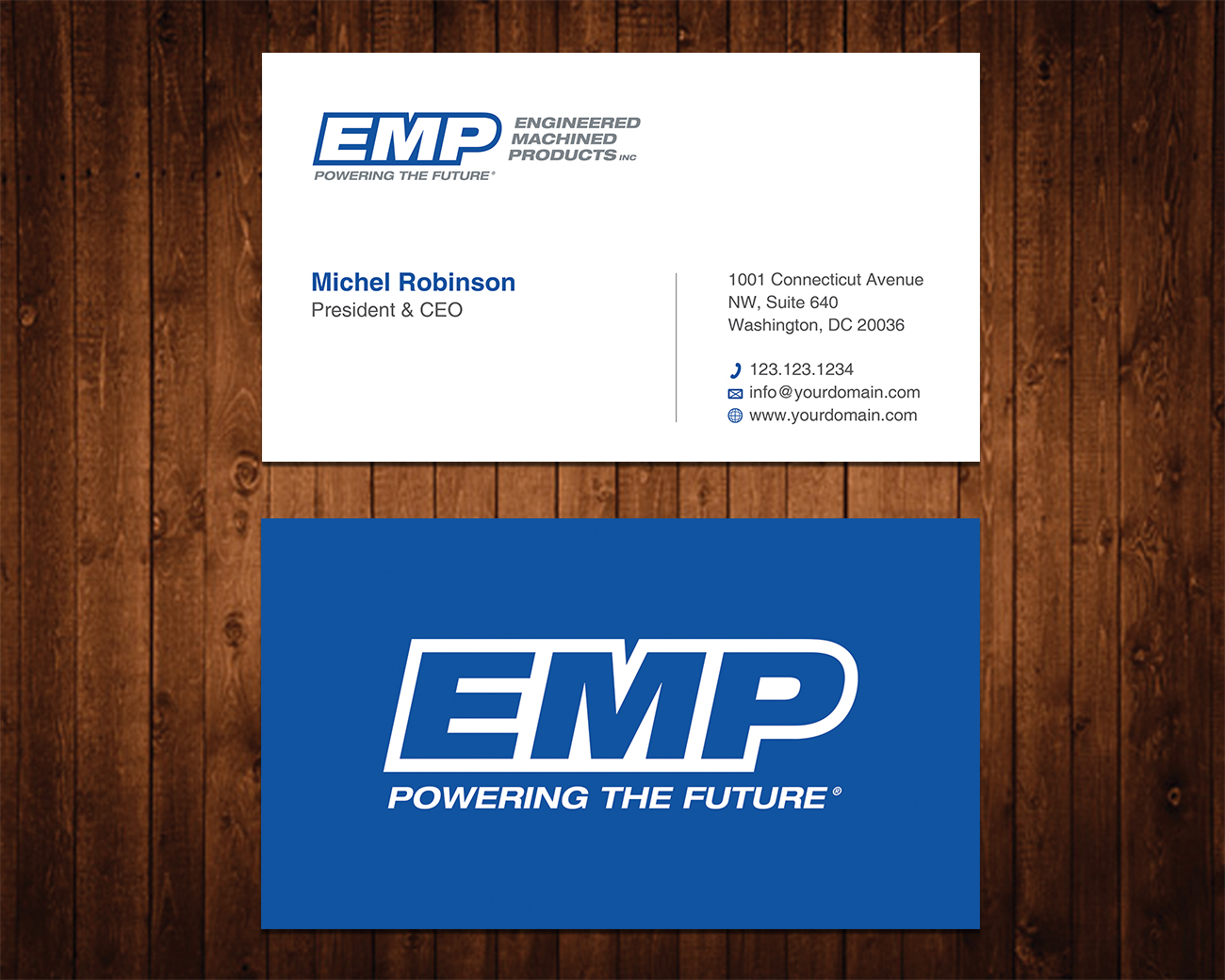Business Card Design by Shahin Hossen for Engineered Machined Products, Inc | Design #17834306