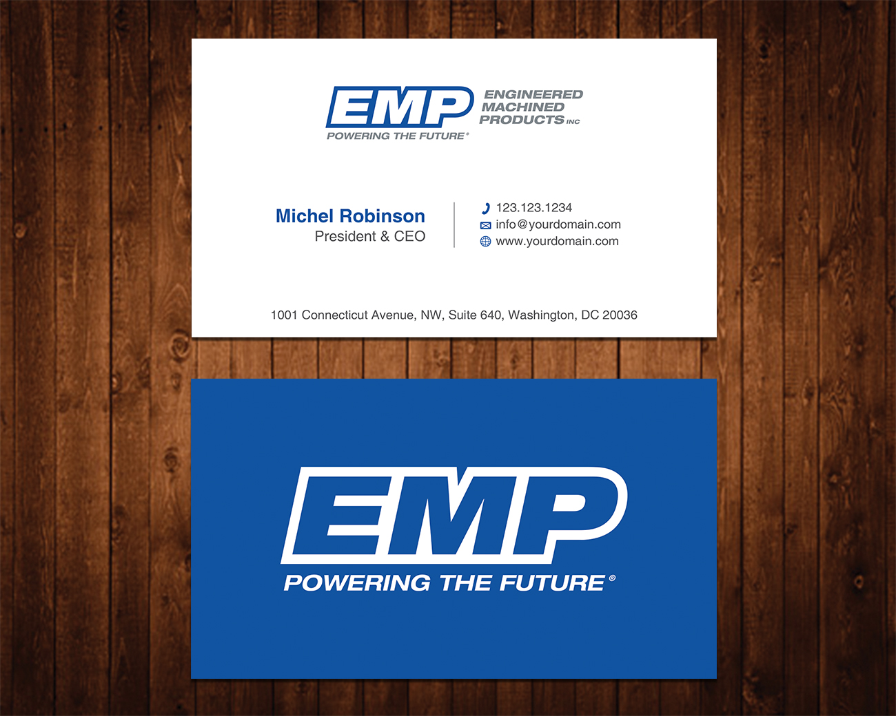 Business Card Design by Shahin Hossen for Engineered Machined Products, Inc | Design #17834328