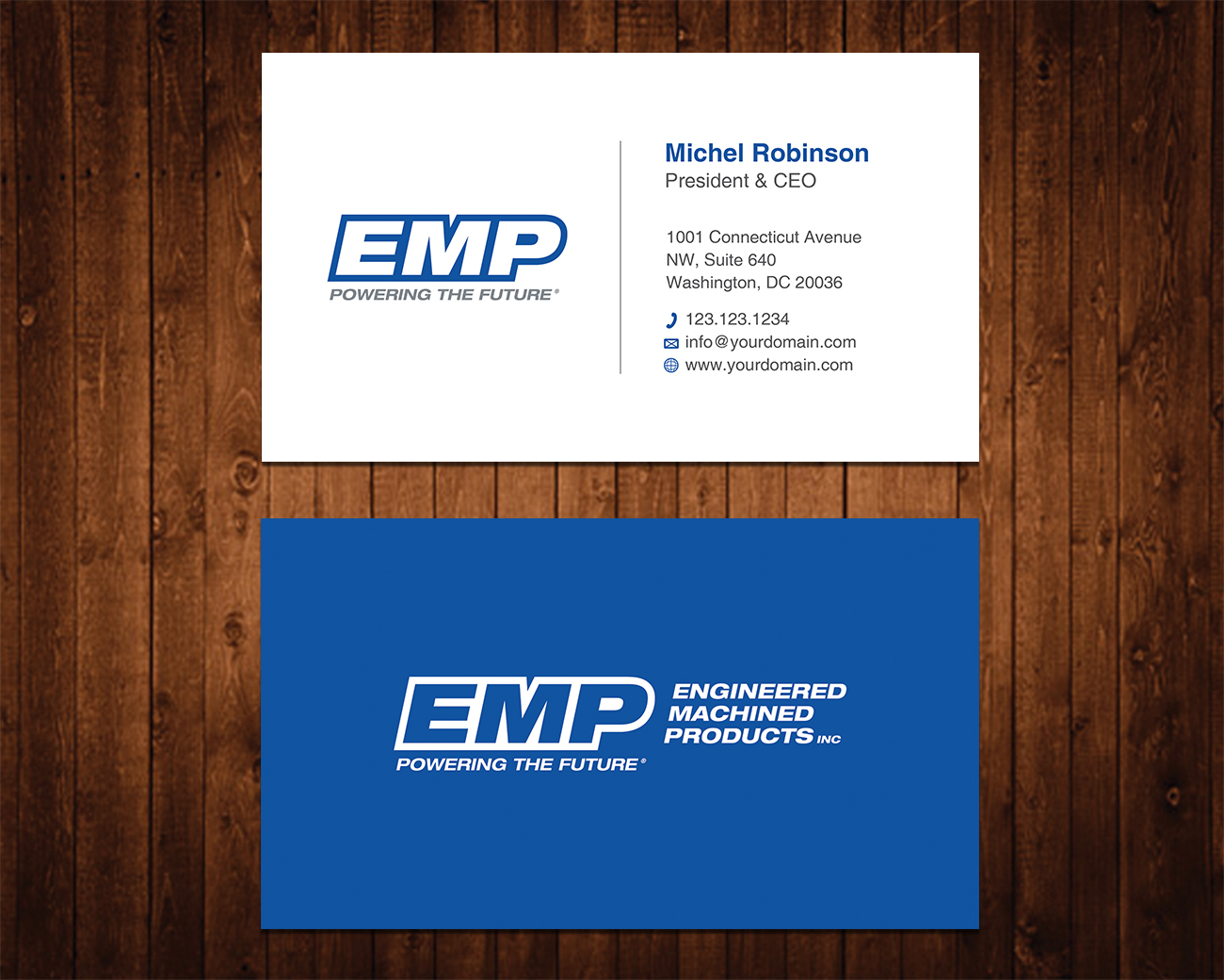 Business Card Design by Shahin Hossen for Engineered Machined Products, Inc | Design #17834334