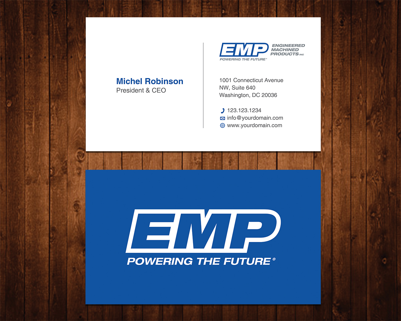 Business Card Design by Shahin Hossen for Engineered Machined Products, Inc | Design #17834450