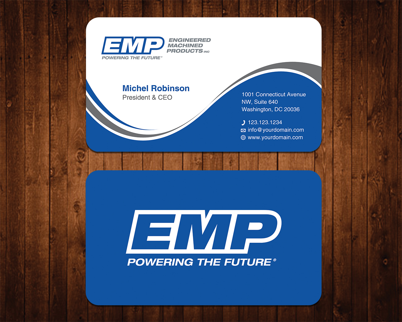 Business Card Design by Shahin Hossen for Engineered Machined Products, Inc | Design #17834453