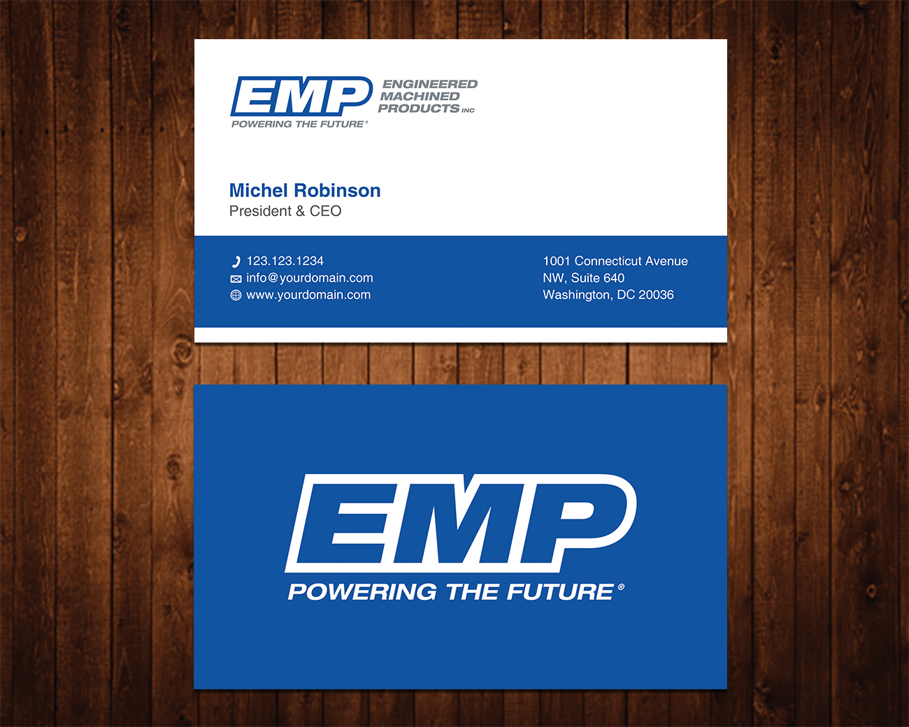 Business Card Design by Shahin Hossen for Engineered Machined Products, Inc | Design #17834468