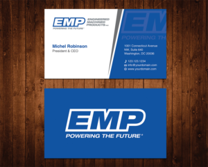 Business Card Design by Shahin Hossen for Engineered Machined Products, Inc | Design #17834557