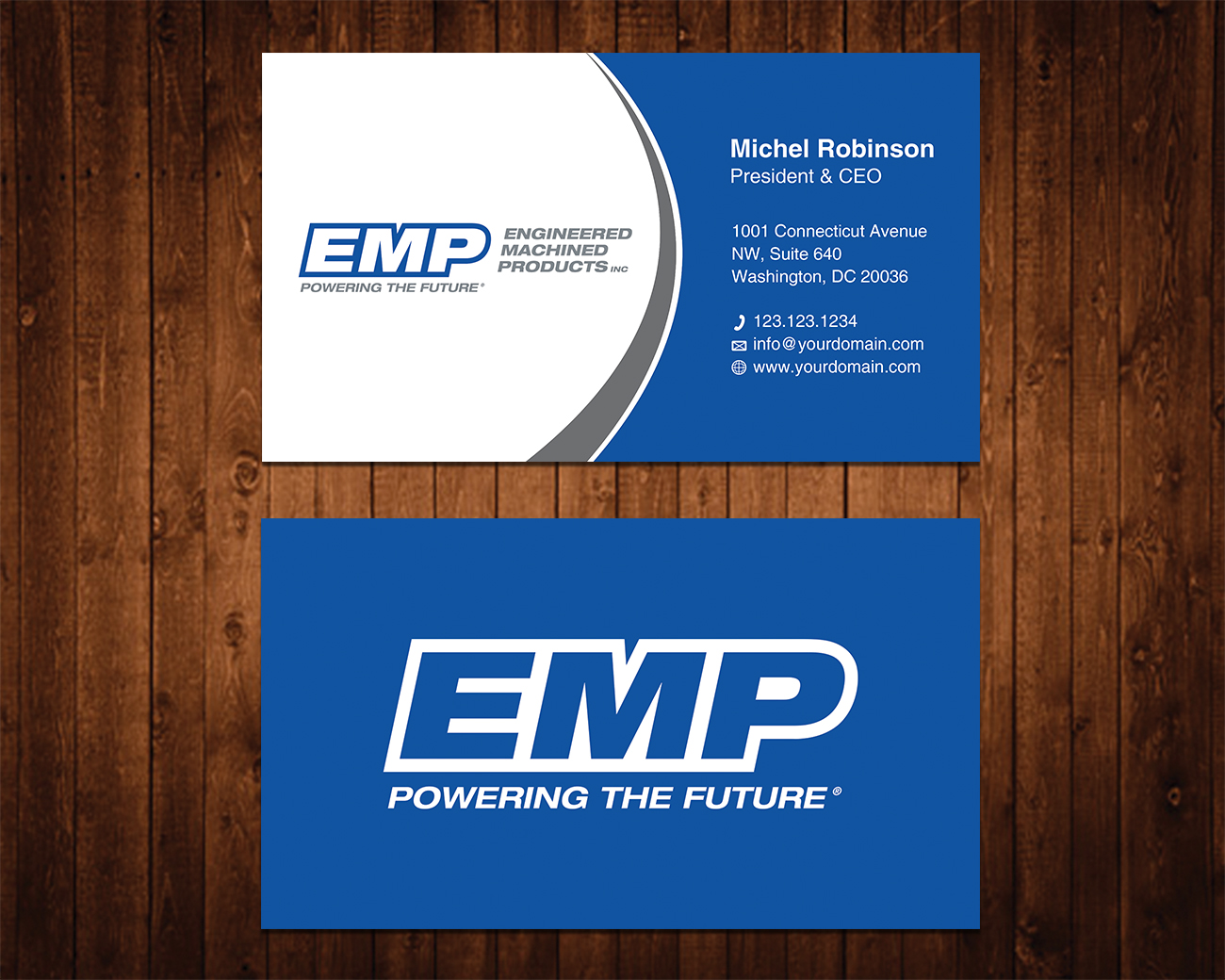 Business Card Design by Shahin Hossen for Engineered Machined Products, Inc | Design #17834559