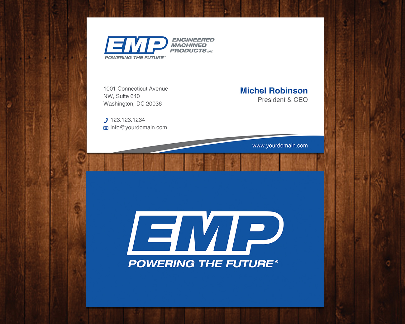 Business Card Design by Shahin Hossen for Engineered Machined Products, Inc | Design #17834601