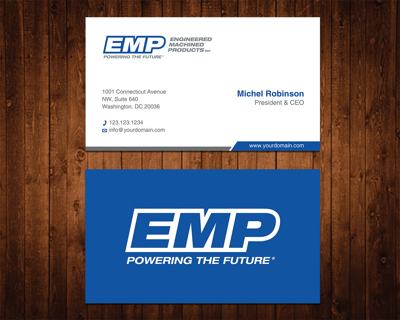 Business Card Design by Shahin Hossen for Engineered Machined Products, Inc | Design #17834638