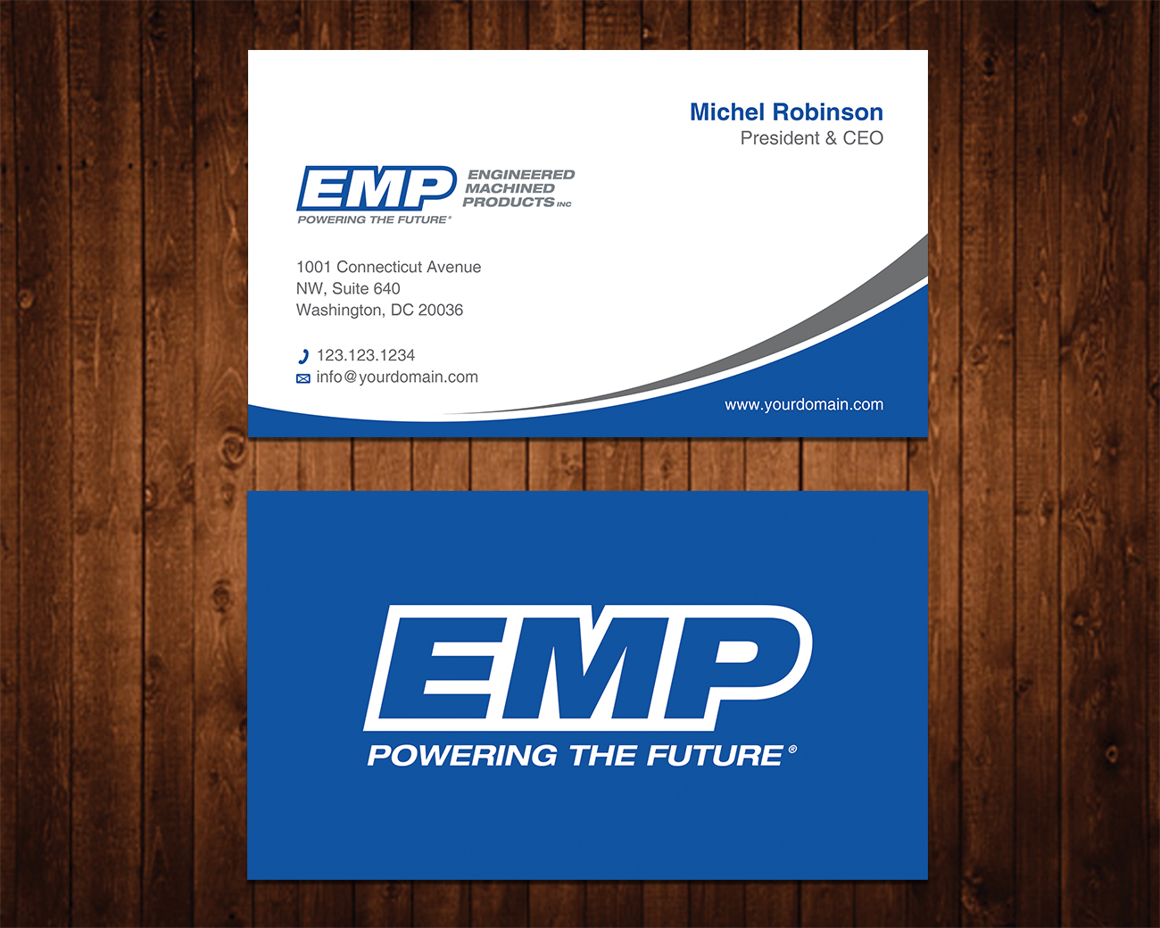 Business Card Design by Shahin Hossen for Engineered Machined Products, Inc | Design #17834768