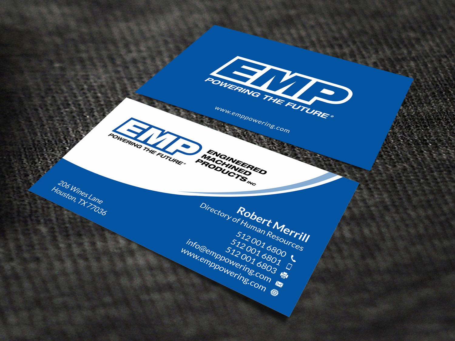 Business Card Design by SKYdesign for Engineered Machined Products, Inc | Design #17793398