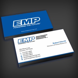 Business Card Design by SKYdesign for Engineered Machined Products, Inc | Design: #17793399