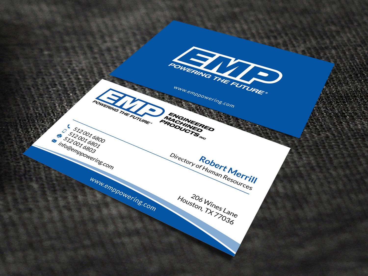 Business Card Design by SKYdesign for Engineered Machined Products, Inc | Design #17793406