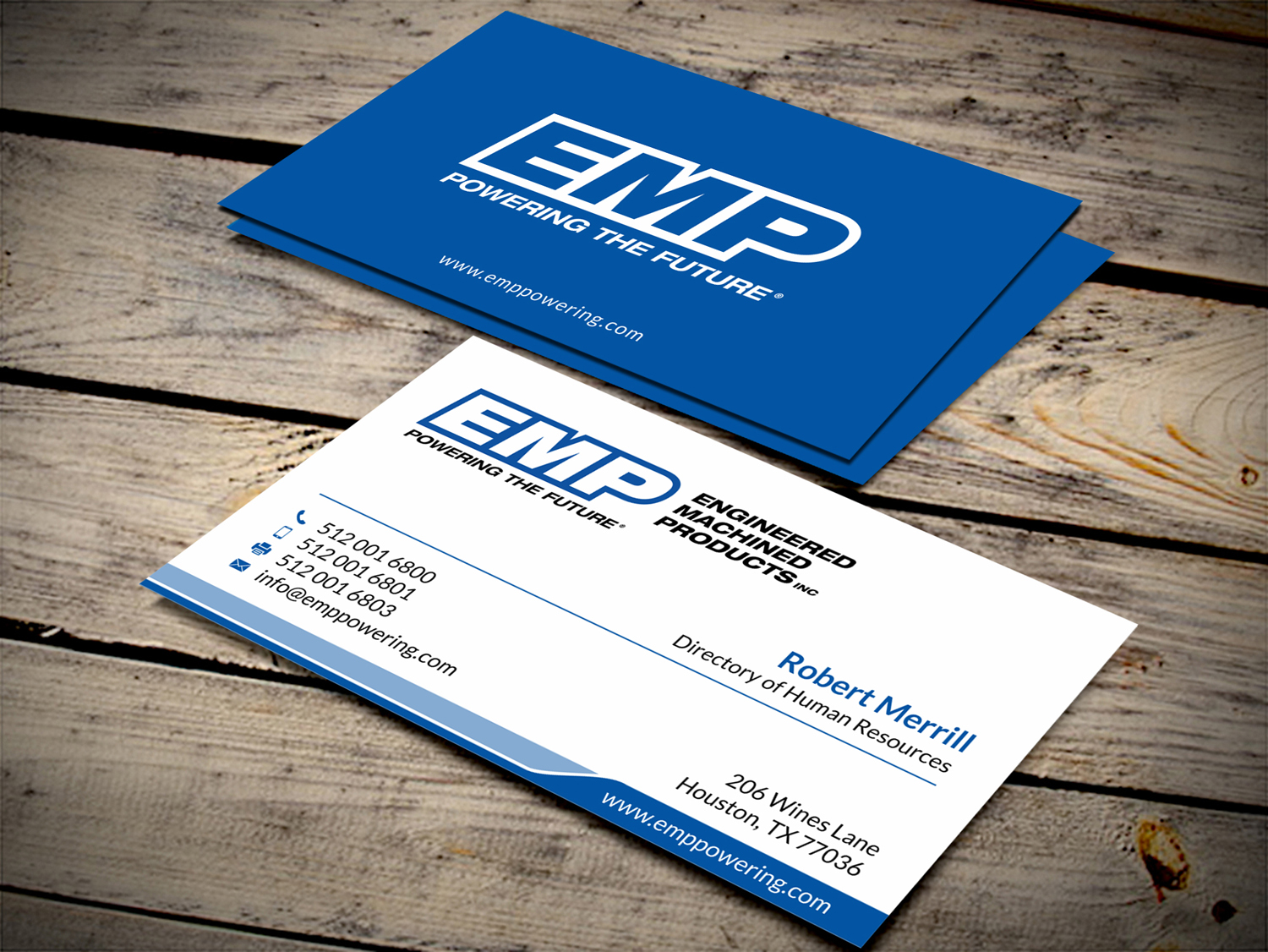 Business Card Design by SKYdesign for Engineered Machined Products, Inc | Design #17793420