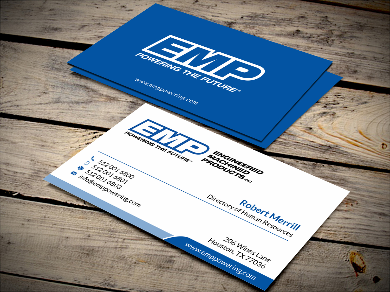 Business Card Design by SKYdesign for Engineered Machined Products, Inc | Design #17793422