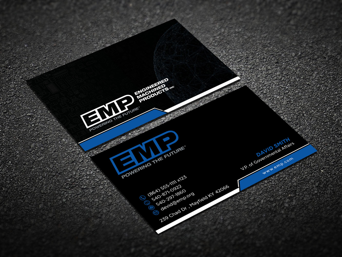 Business Card Design by Verified artistry (Design garden) for Engineered Machined Products, Inc | Design #17802898