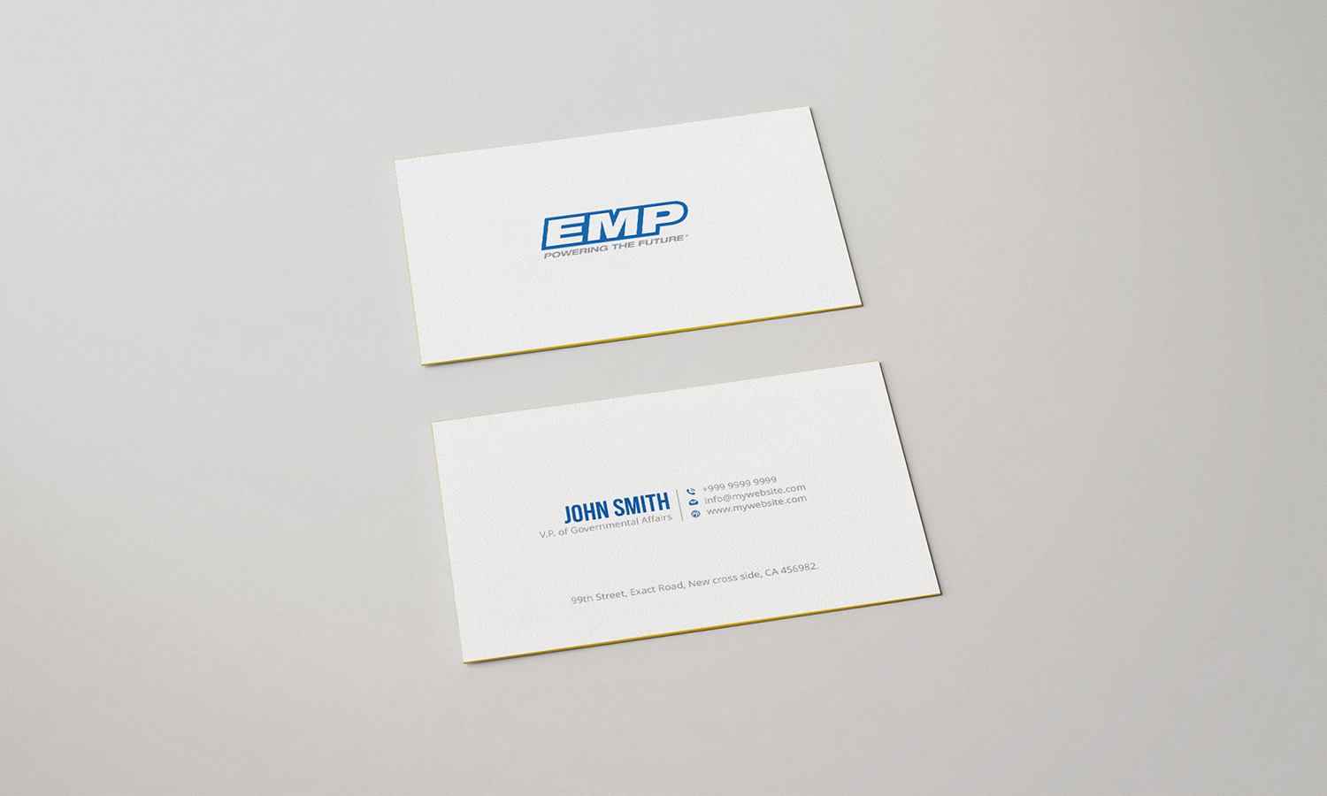 Business Card Design by Xpert for Engineered Machined Products, Inc | Design #17740482