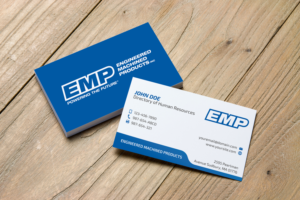 Business Card Design by JK18 for Engineered Machined Products, Inc | Design: #17748763