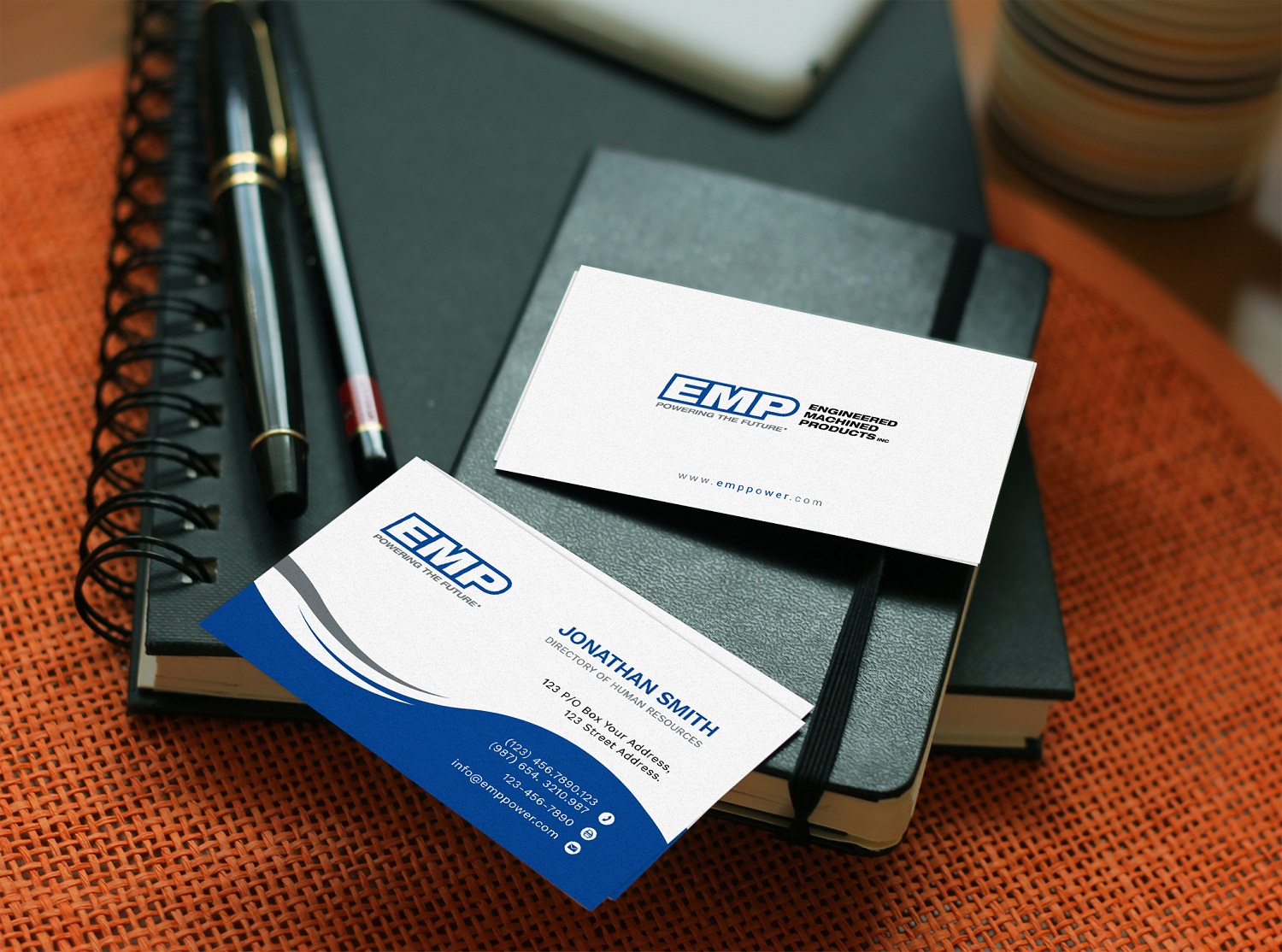 Business Card Design by ArtGallery for Engineered Machined Products, Inc | Design #17749051