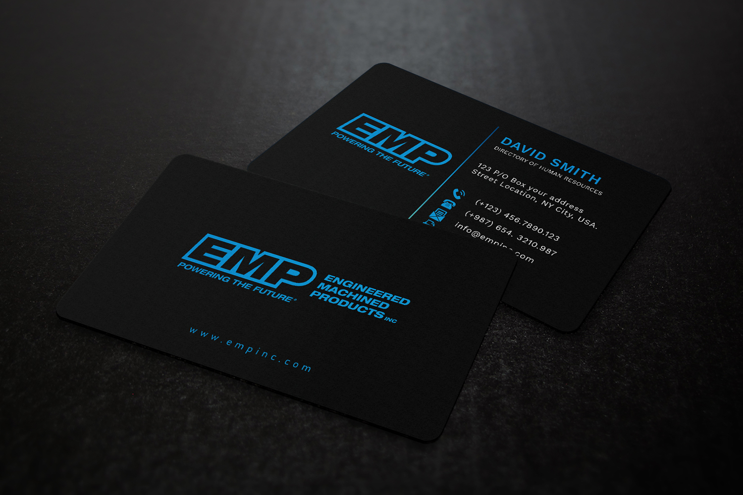 Business Card Design by ArtGallery for Engineered Machined Products, Inc | Design #17803803