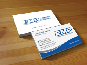 Business Card Design by Creations Box 2015 for Engineered Machined Products, Inc | Design: #17751586