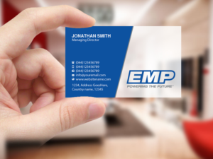 Business Card Design by Creations Box 2015 for Engineered Machined Products, Inc | Design: #17751590
