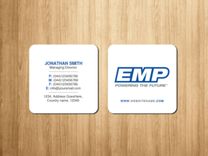 Business Card Design by Creations Box 2015 for Engineered Machined Products, Inc | Design: #17751591