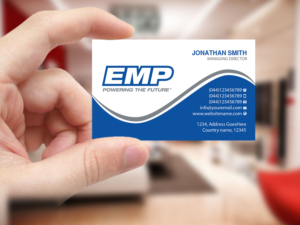 Business Card Design by Creations Box 2015 for Engineered Machined Products, Inc | Design: #17751592