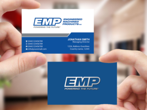 Business Card Design by Creations Box 2015 for Engineered Machined Products, Inc | Design: #17751595