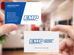 Business Card Design by Creations Box 2015 for Engineered Machined Products, Inc | Design: #17751598