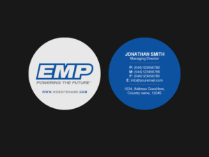Business Card Design by Creations Box 2015 for Engineered Machined Products, Inc | Design: #17751609