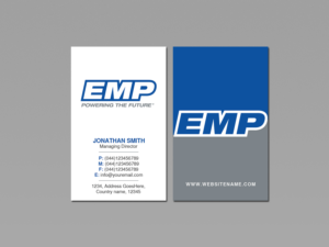 Business Card Design by Creations Box 2015 for Engineered Machined Products, Inc | Design: #17751616