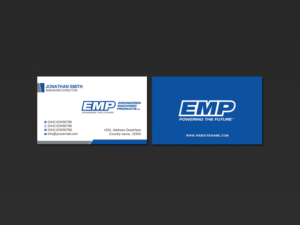 Business Card Design by Creations Box 2015 for Engineered Machined Products, Inc | Design: #17751617