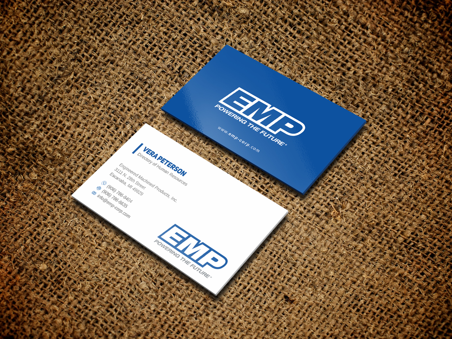 Business Card Design by HYPdesign for Engineered Machined Products, Inc | Design #17800709