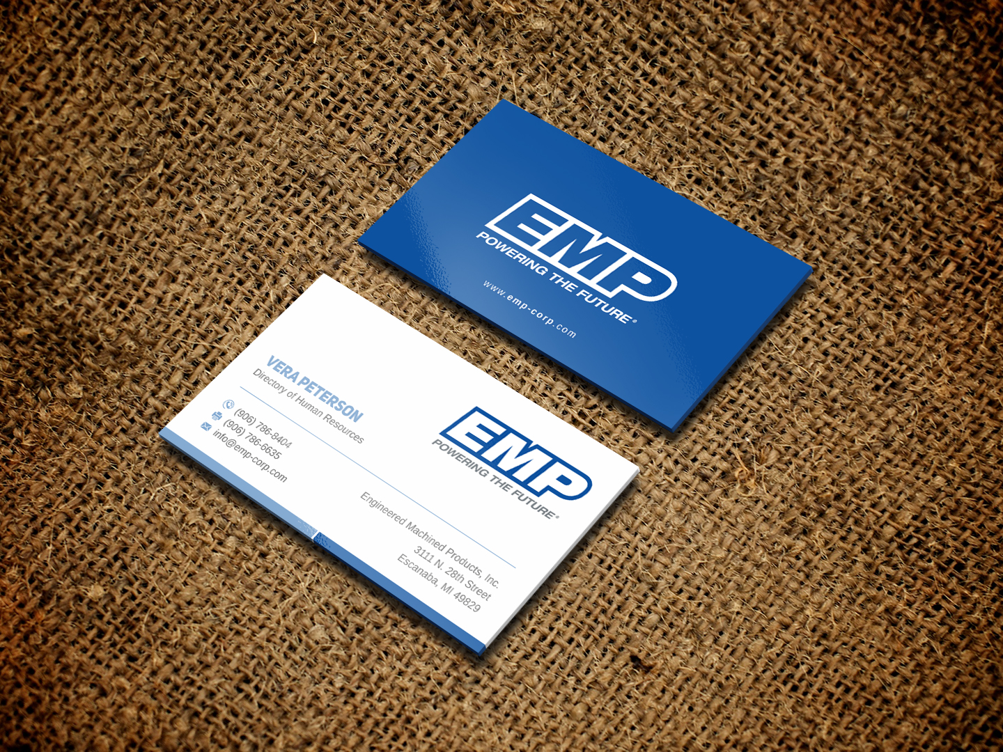 Business Card Design by HYPdesign for Engineered Machined Products, Inc | Design #17800741