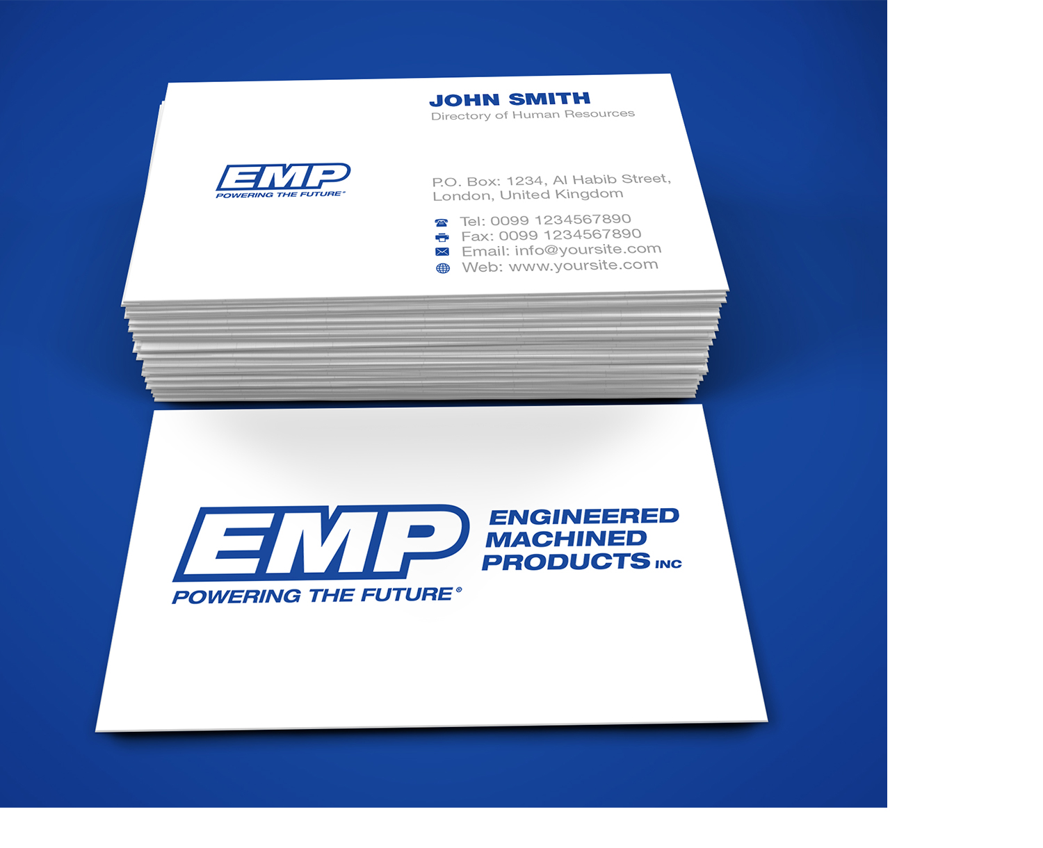 Business Card Design by GDesigne for Engineered Machined Products, Inc | Design #17744585