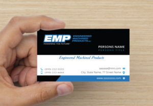 Business Card Design by instudio for Engineered Machined Products, Inc | Design: #17754818