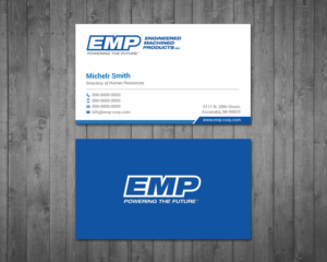 Business Card Design by Right_D for Engineered Machined Products, Inc | Design: #17740290