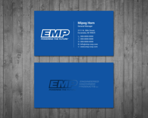 Business Card Design by Right_D for Engineered Machined Products, Inc | Design: #17740319