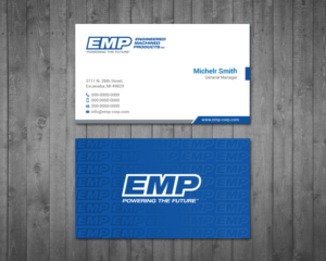 Business Card Design by Right_D for Engineered Machined Products, Inc | Design: #17740757