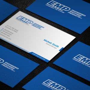 Business Card Design by Right_D for Engineered Machined Products, Inc | Design: #17740758