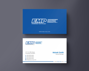 Business Card Design by Right_D for Engineered Machined Products, Inc | Design: #17745132