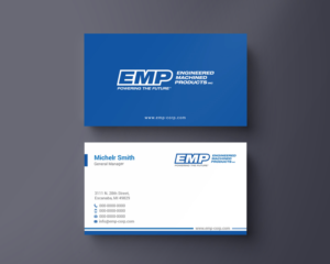 Business Card Design by Right_D for Engineered Machined Products, Inc | Design: #17745133