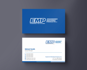 Business Card Design by Right_D for Engineered Machined Products, Inc | Design: #17745134