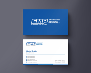 Business Card Design by Right_D for Engineered Machined Products, Inc | Design: #17745135