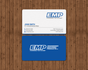 Business Card Design by chandrayaan.creative for Engineered Machined Products, Inc | Design: #17773338