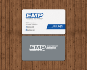 Business Card Design by chandrayaan.creative for Engineered Machined Products, Inc | Design: #17773384