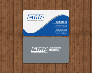 Business Card Design by chandrayaan.creative for Engineered Machined Products, Inc | Design: #17773518