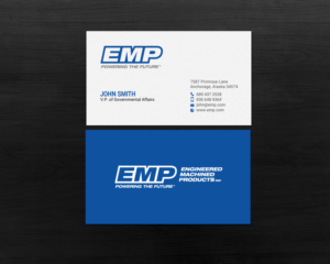 Business Card Design by chandrayaan.creative for Engineered Machined Products, Inc | Design: #17788548